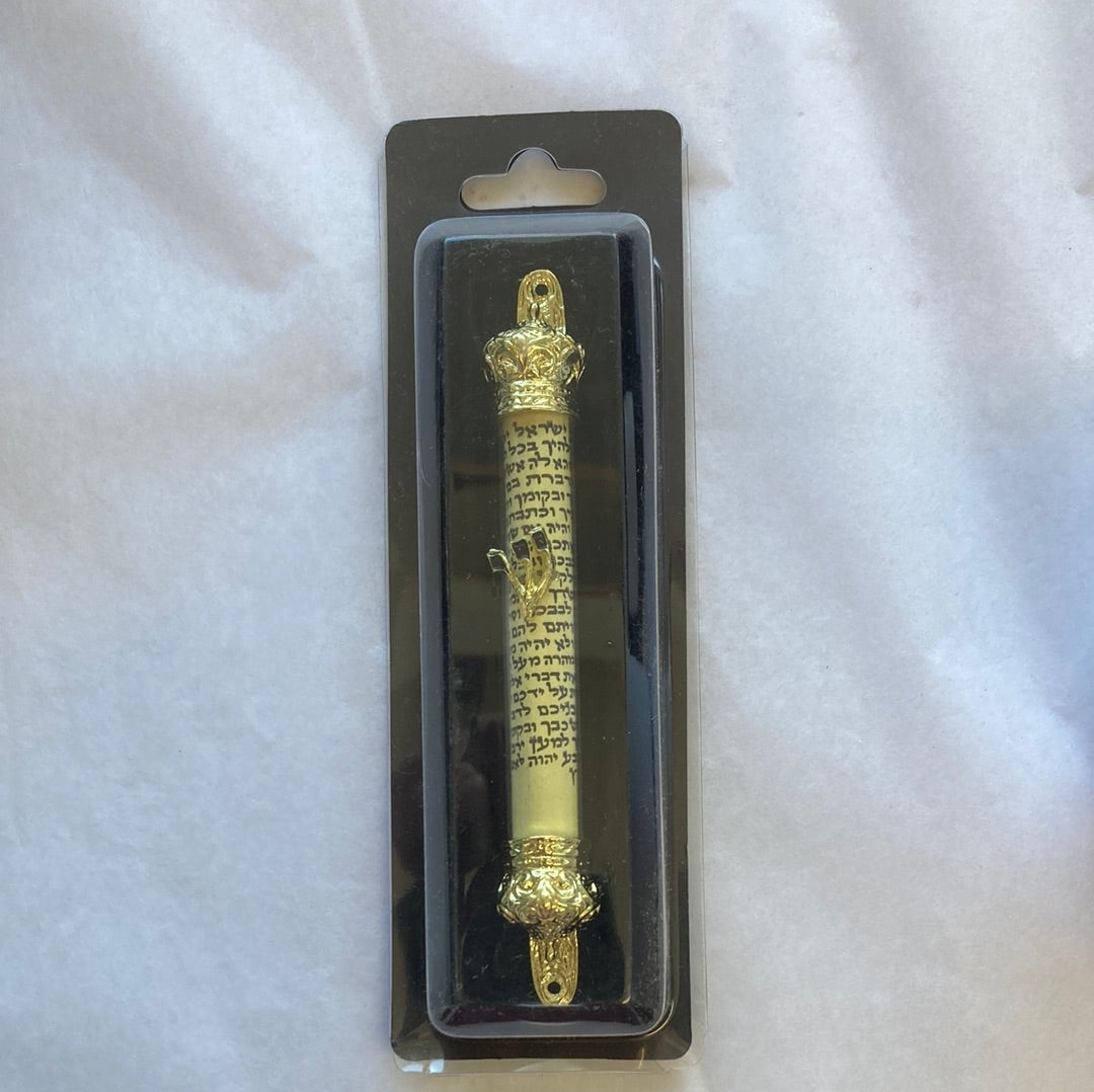 GOLD SEALED SCROLL MEZUZAH-1714