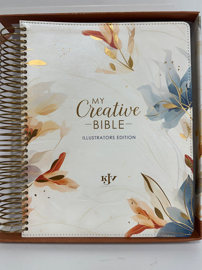 MY CREATIVE BIBLE ILLUSTRATORS EDITION PRINTED FAUX LEATHER-1981