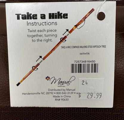 TREE COMPASS WALKING STICK-6450