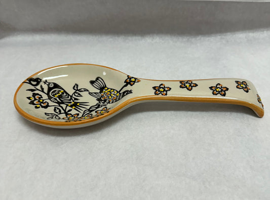 HAND STAMPED SPOON REST-2144