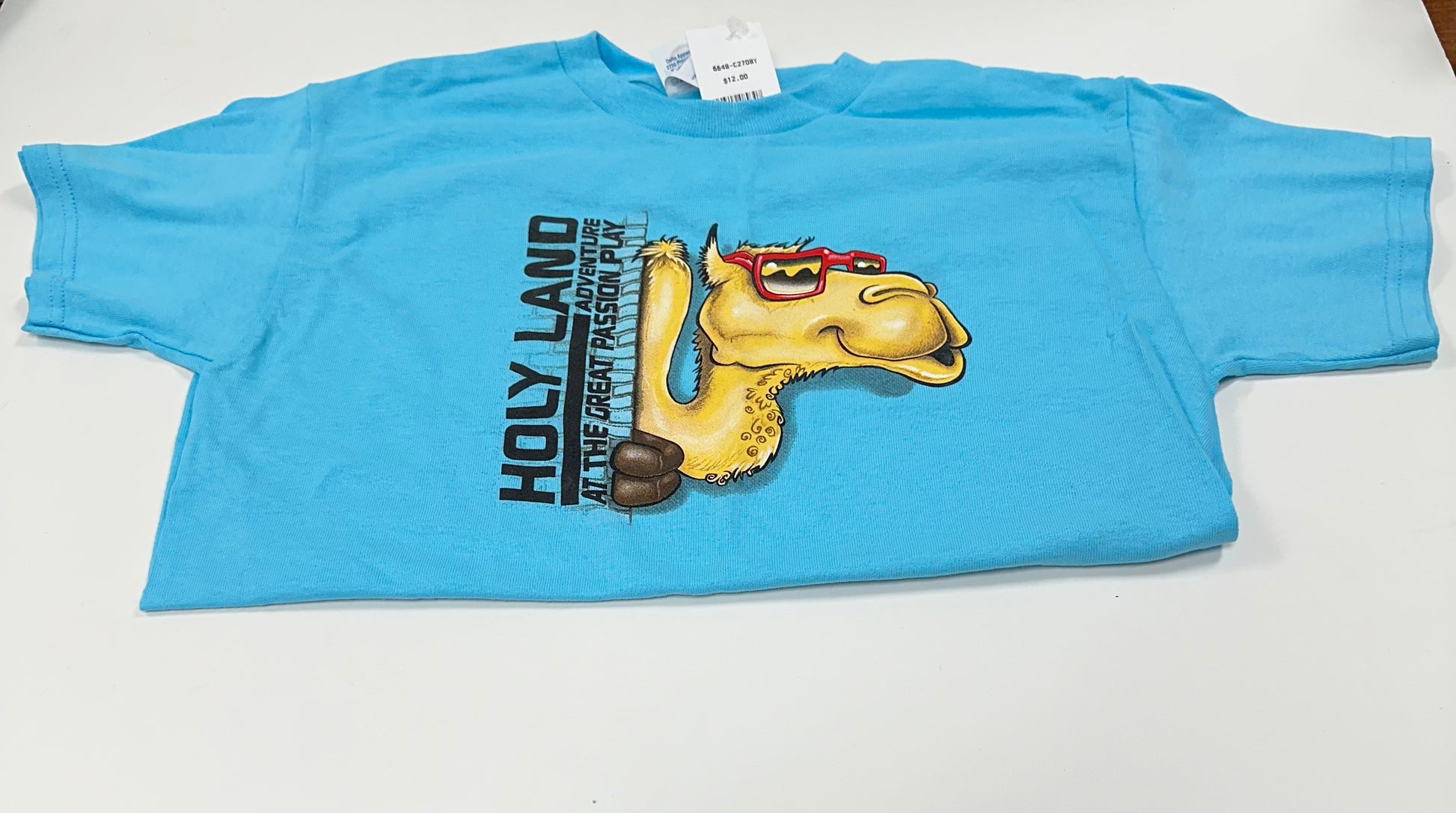 GPP KIDS HOLY LAND TEE BLUE9307 SMLG Great Passion Play Gift Shops