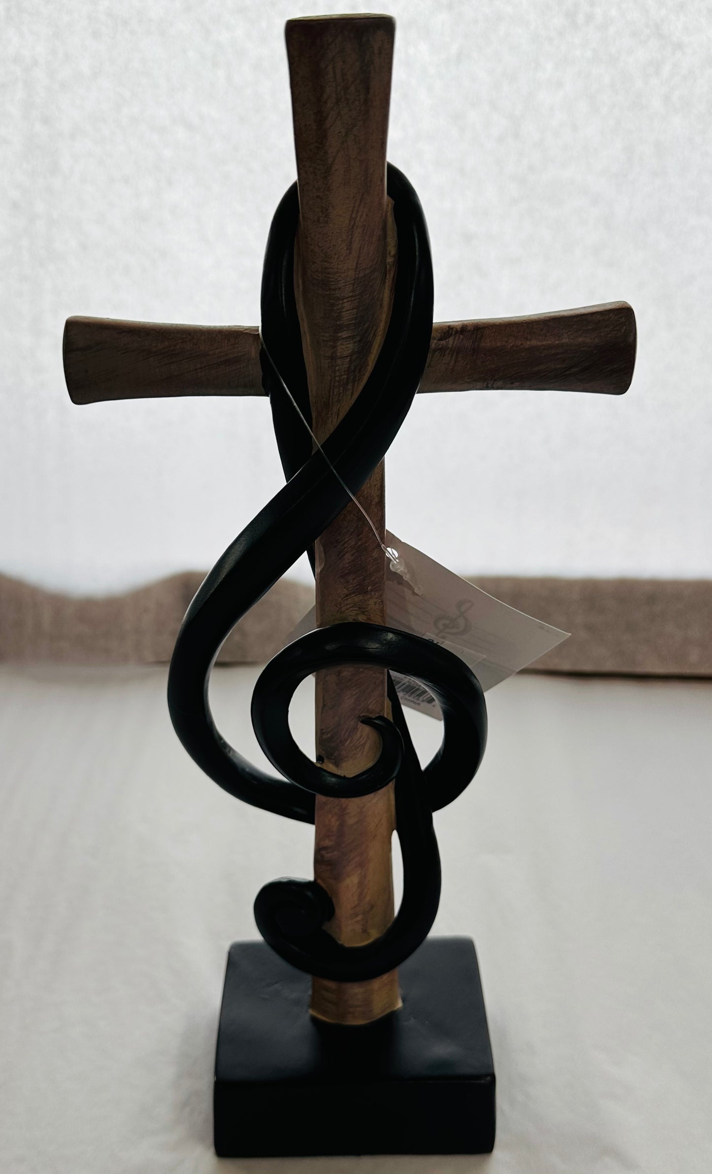 TREBLE CLEF TABLETOP CROSS-5635