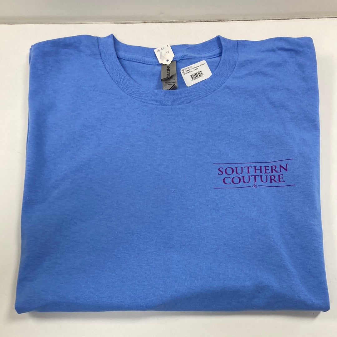I WILL NOT BE SHAKEN BLUE SOUTHERN COUTURE TEE MED-9272