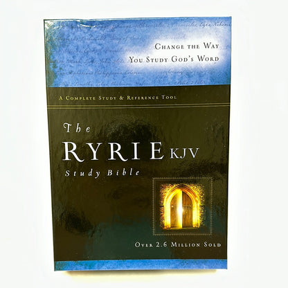 KJV RYRIE STUDY BIBLE BLK LTHR-9029