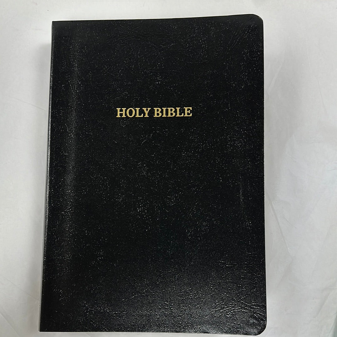 KJV SUPER GIANT PRINT REFERENCE BIBLE BLACK-5615