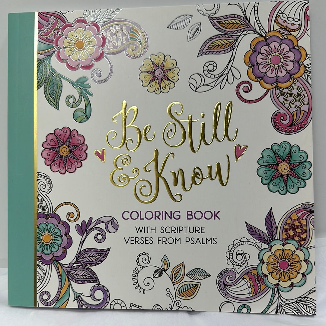 BE STILL COLORING BOOK-4660