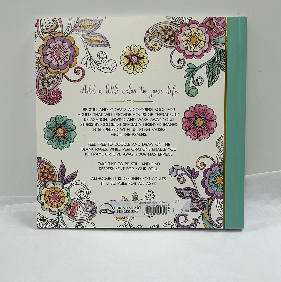 BE STILL COLORING BOOK-4660