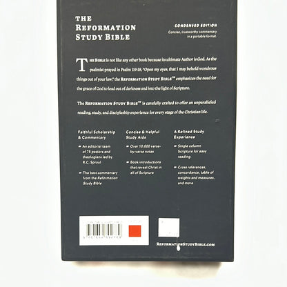 ESV REFORMATION STUDY BIBLE CONDENSED EDITION RED-2789