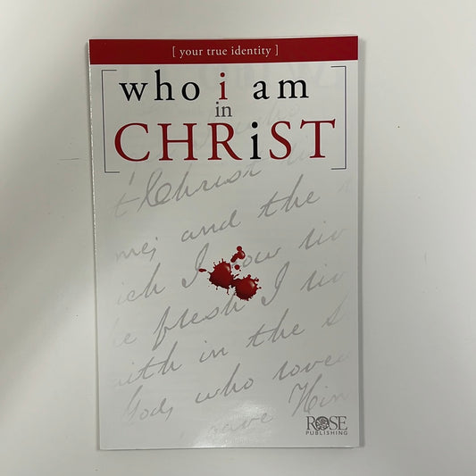 WHO I AM IN CHRIST PAMPHLET-3908