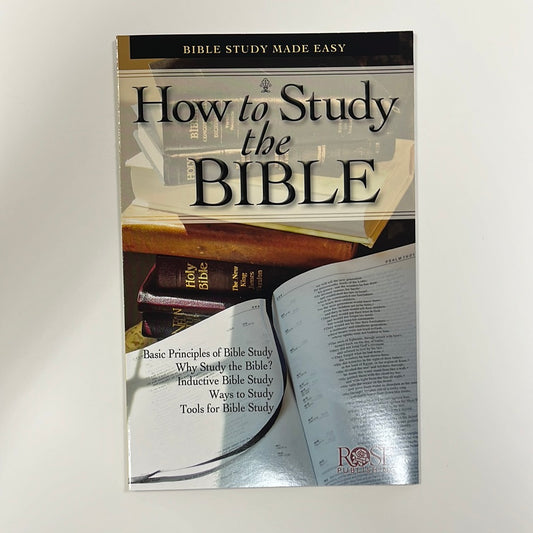 HOW TO STUDY BIBLE PAMPHLET-7637