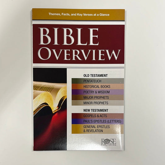 BIBLE OVERVIEW PAMPHLET-7712